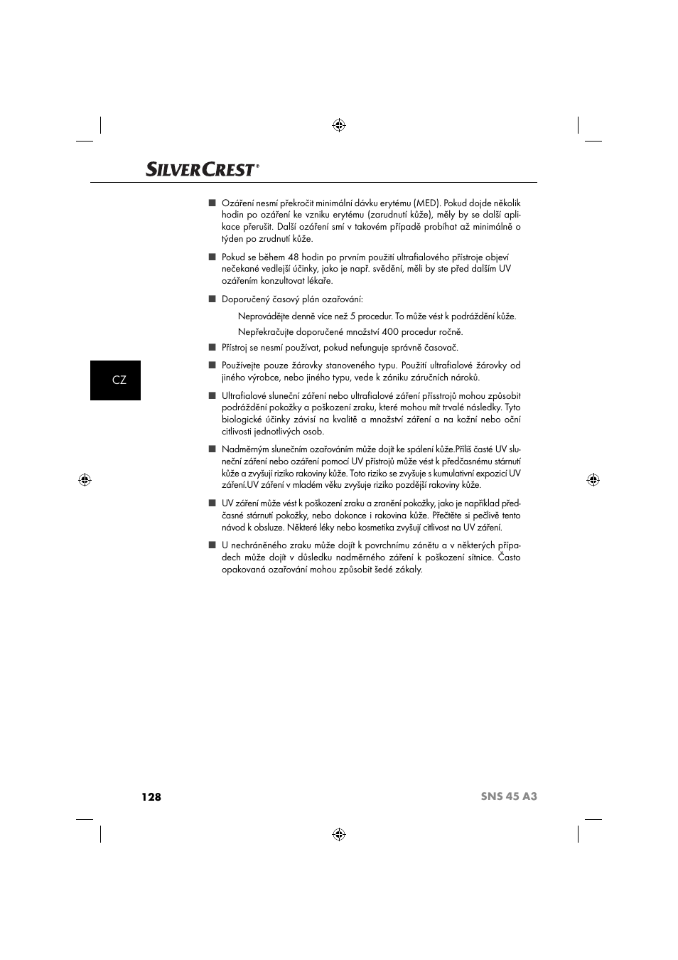 Silvercrest SNS 45 A3 User Manual | Page 131 / 214