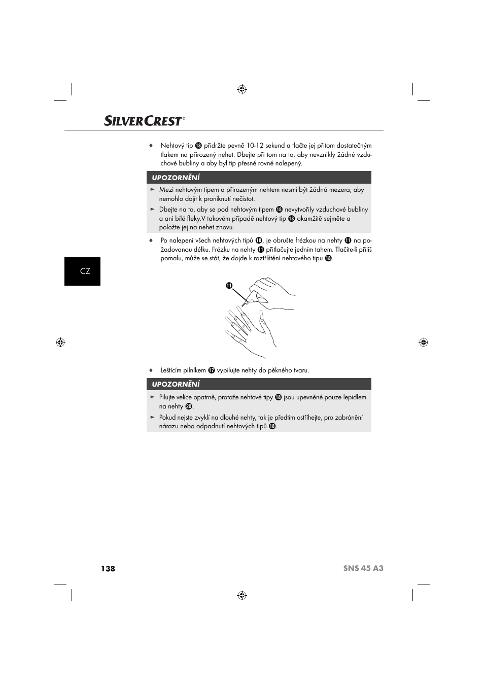 Silvercrest SNS 45 A3 User Manual | Page 141 / 214