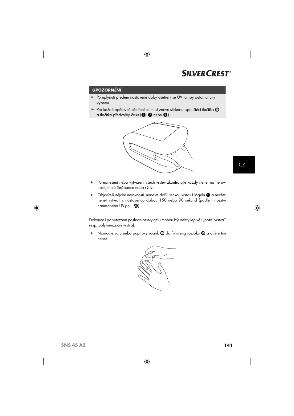 Silvercrest SNS 45 A3 User Manual | Page 144 / 214