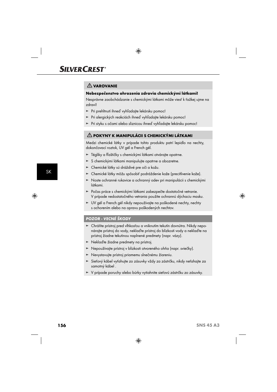 Silvercrest SNS 45 A3 User Manual | Page 159 / 214