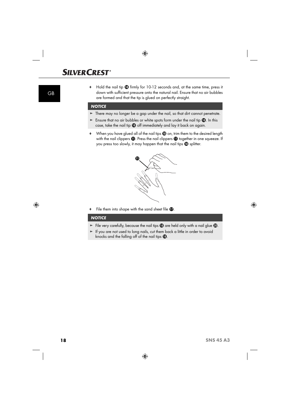 Silvercrest SNS 45 A3 User Manual | Page 21 / 214