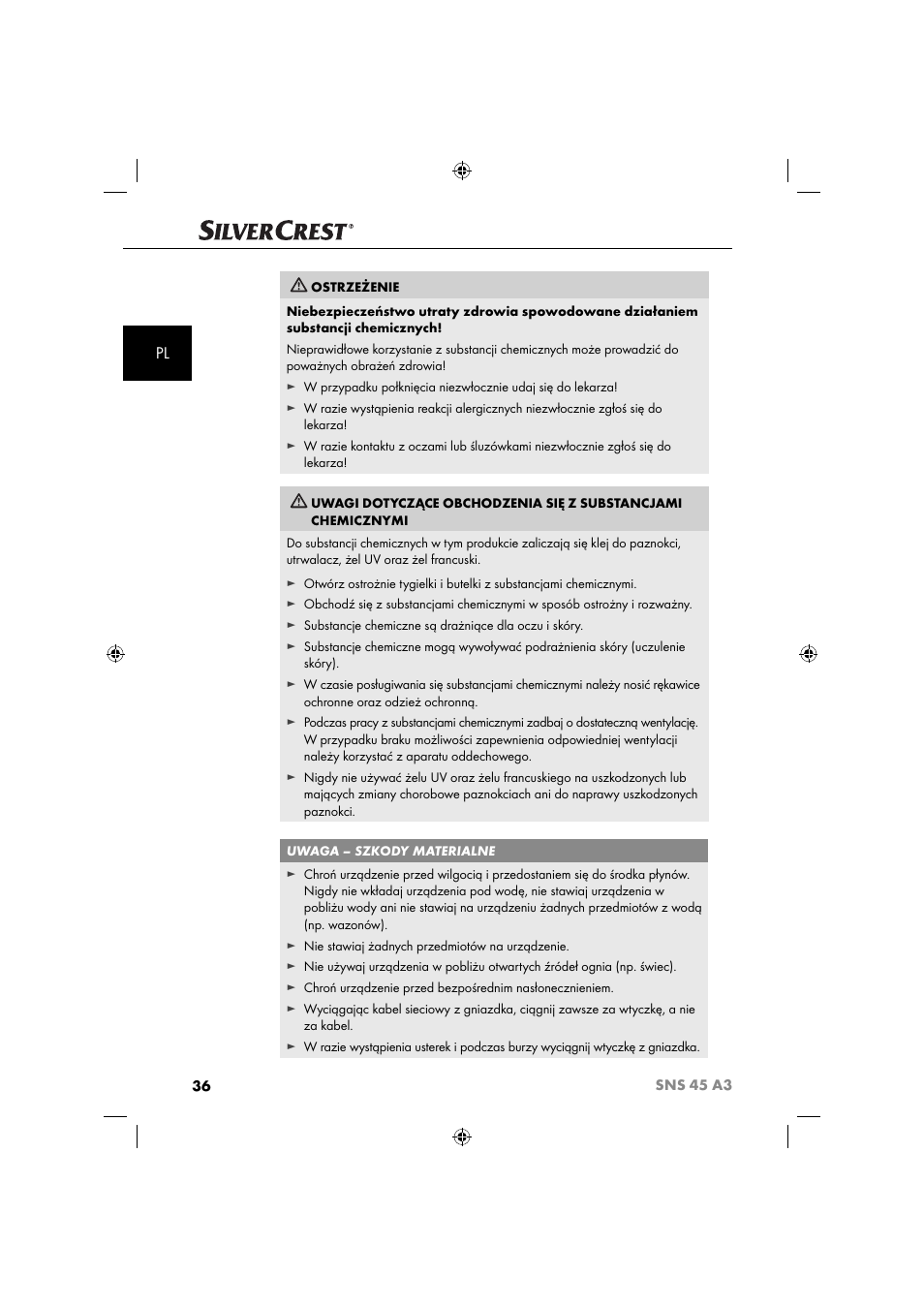 Silvercrest SNS 45 A3 User Manual | Page 39 / 214