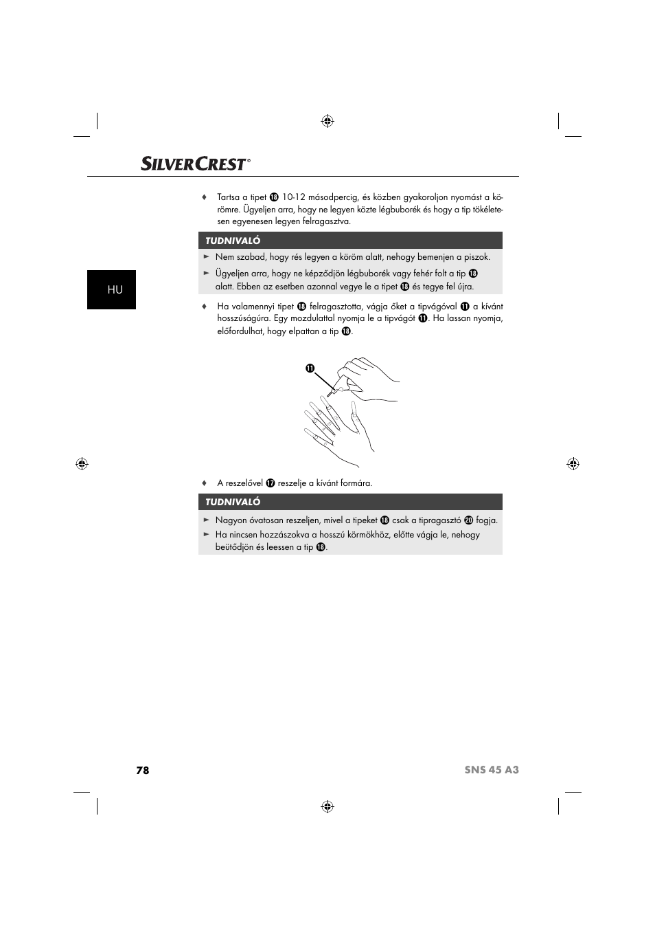 Silvercrest SNS 45 A3 User Manual | Page 81 / 214