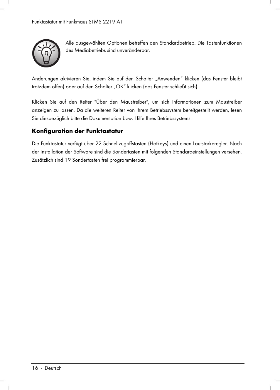 Silvercrest STMS 2219 A1 User Manual | Page 18 / 110