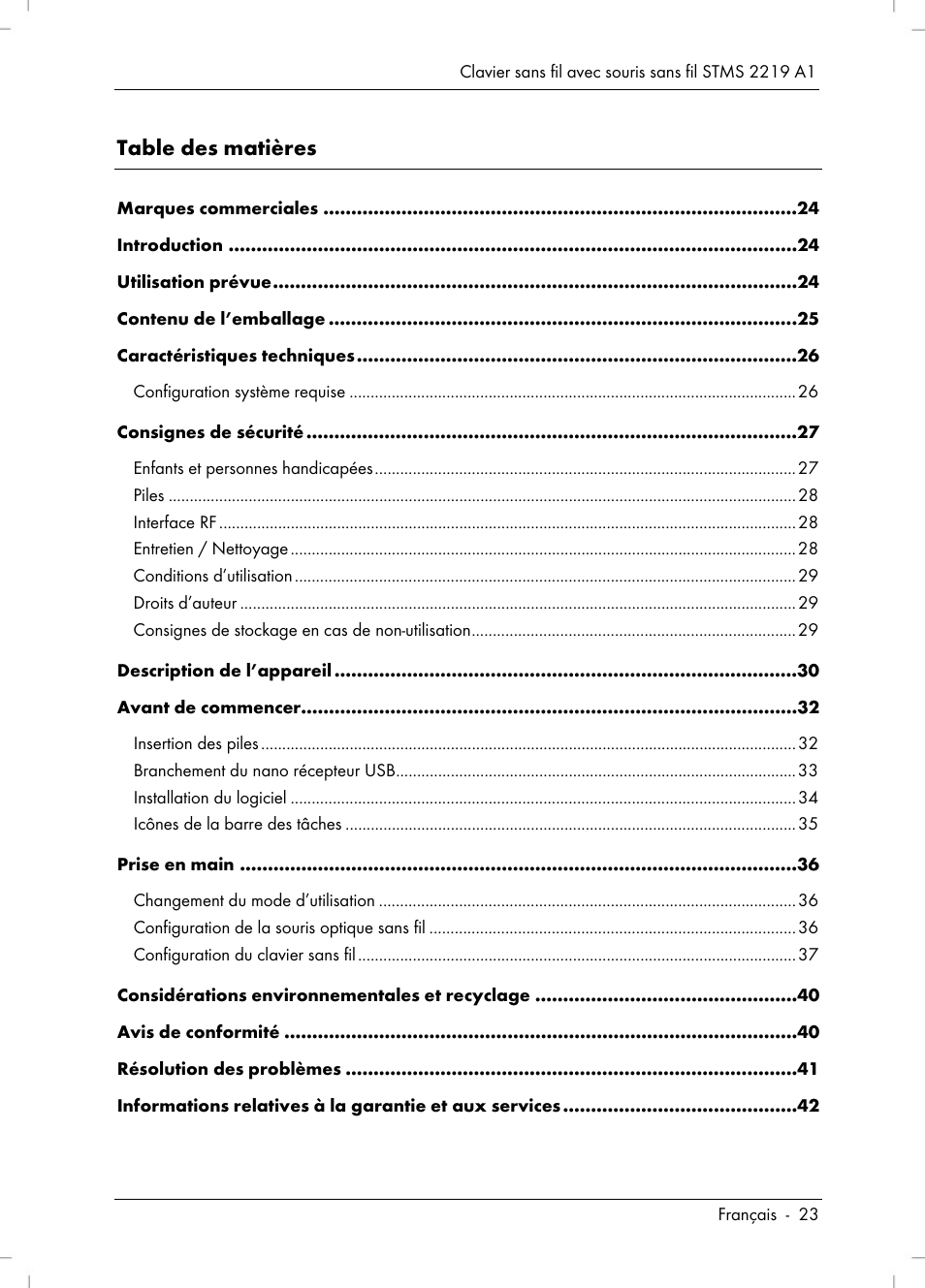 Silvercrest STMS 2219 A1 User Manual | Page 25 / 110