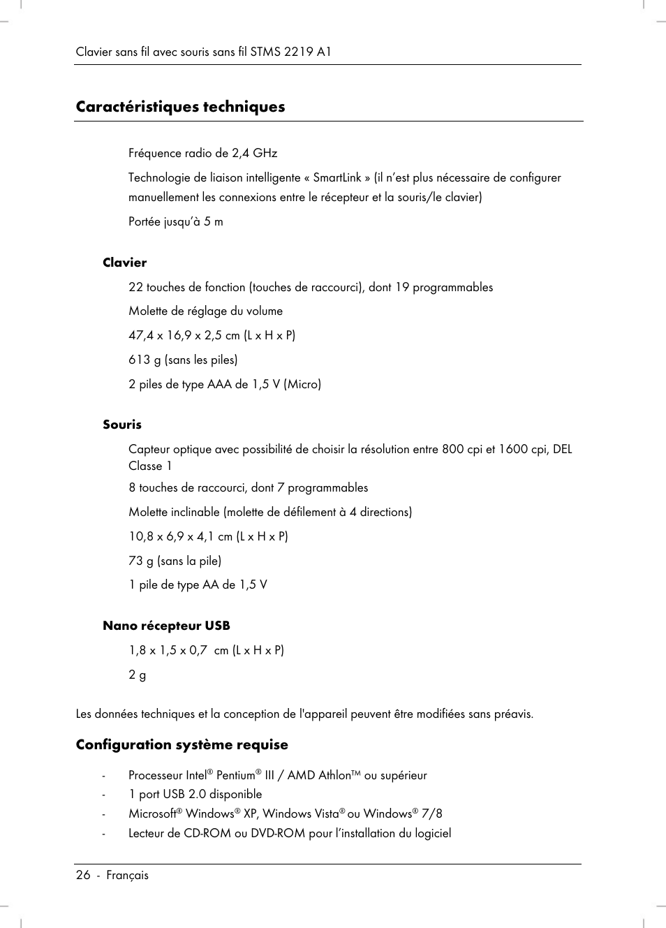Silvercrest STMS 2219 A1 User Manual | Page 28 / 110