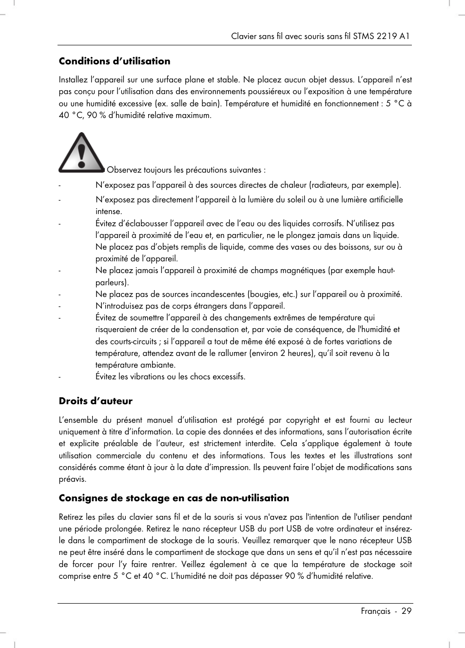 Silvercrest STMS 2219 A1 User Manual | Page 31 / 110