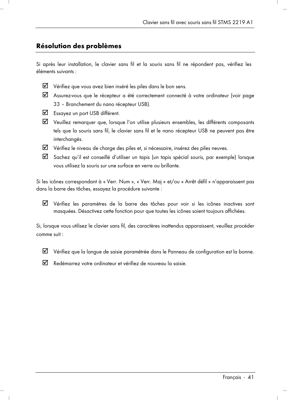 Silvercrest STMS 2219 A1 User Manual | Page 43 / 110