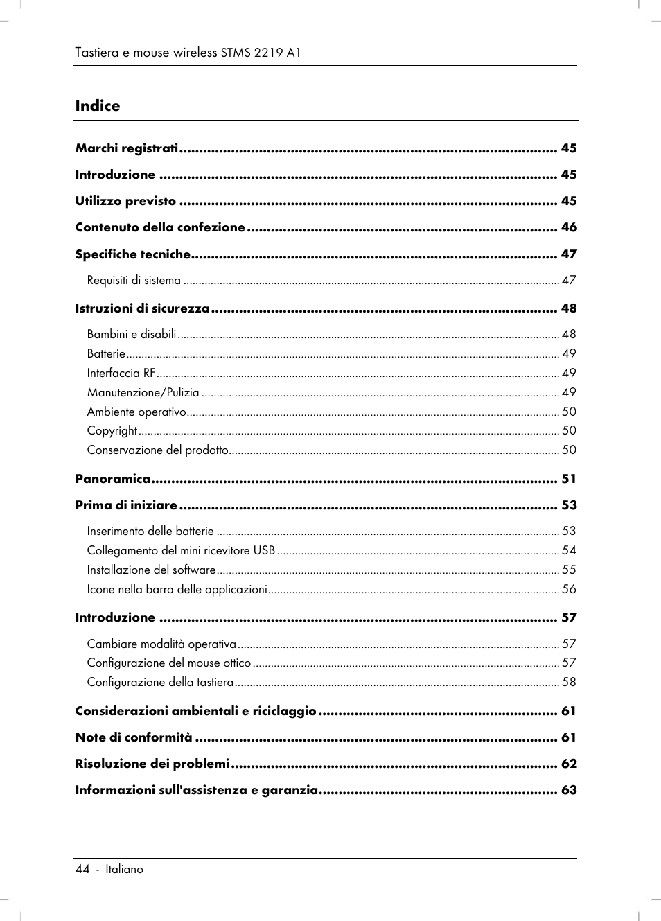 Silvercrest STMS 2219 A1 User Manual | Page 46 / 110