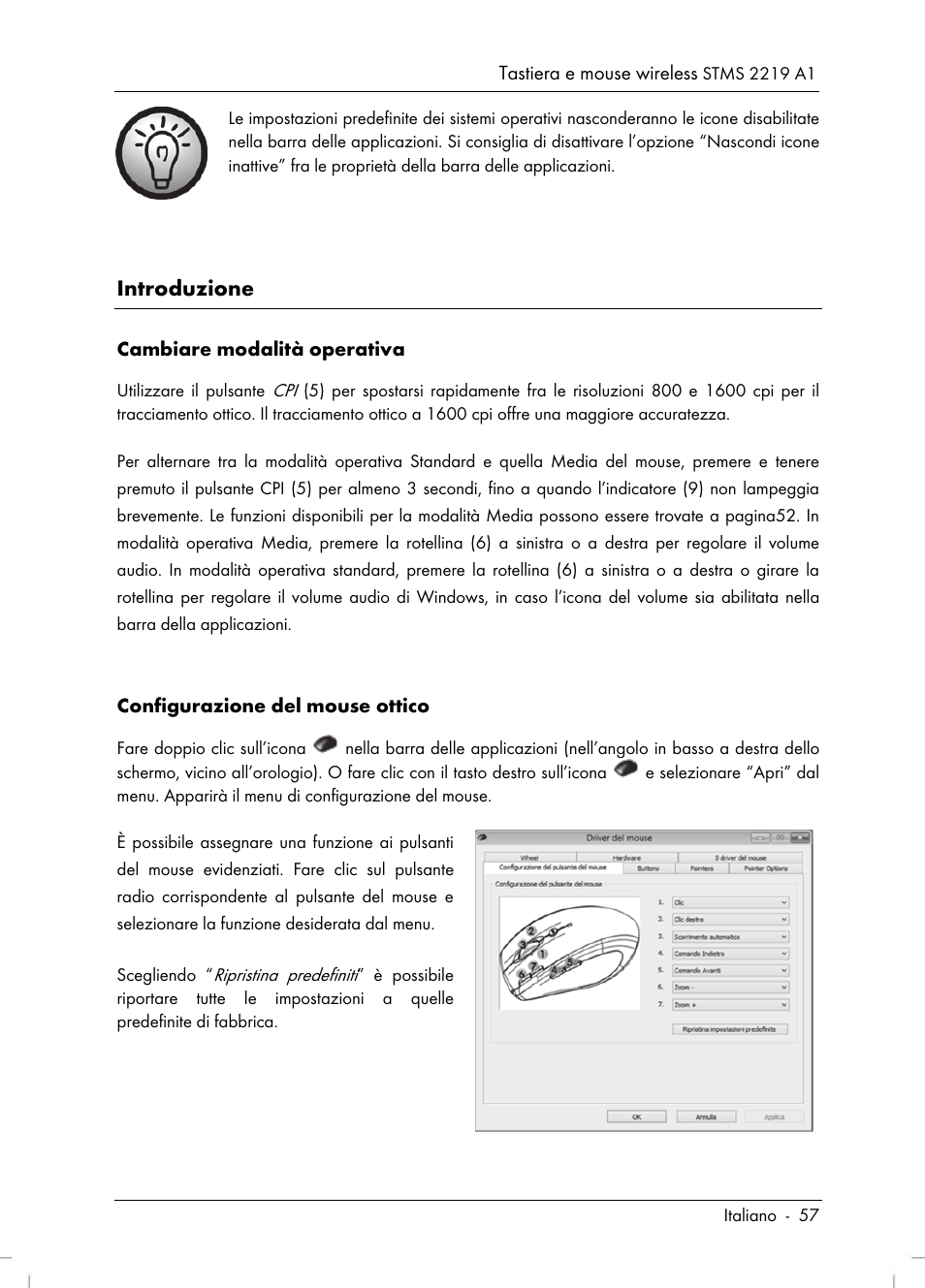 Introduzione | Silvercrest STMS 2219 A1 User Manual | Page 59 / 110