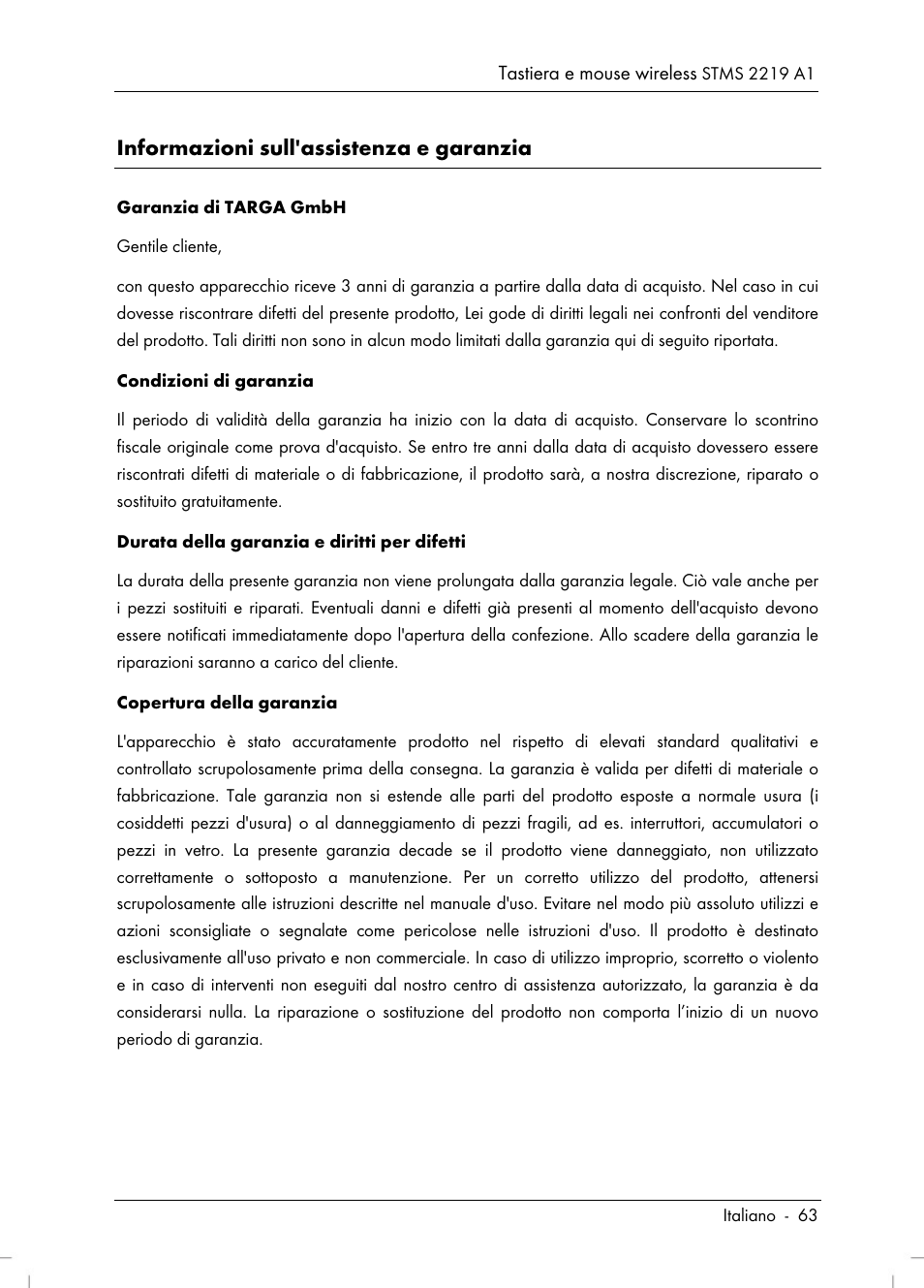 Informazioni sull'assistenza e garanzia | Silvercrest STMS 2219 A1 User Manual | Page 65 / 110