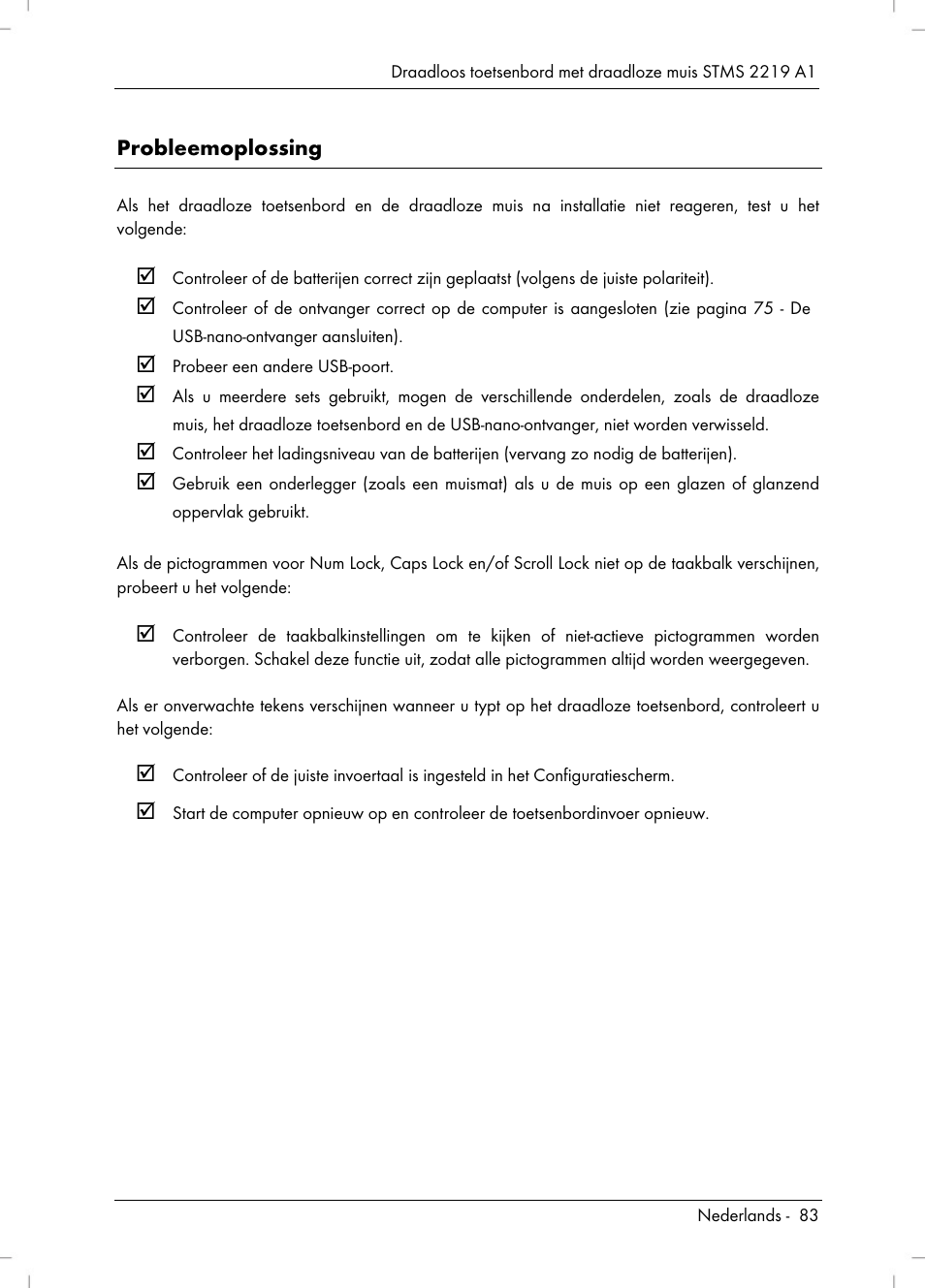 Silvercrest STMS 2219 A1 User Manual | Page 85 / 110