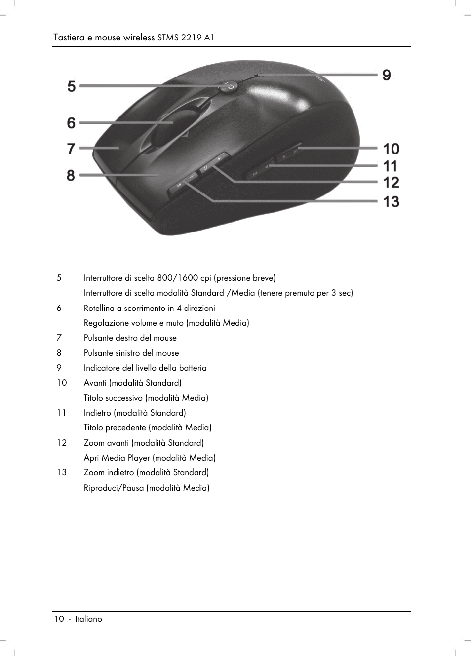 Silvercrest STMS 2219 A1 User Manual | Page 12 / 68