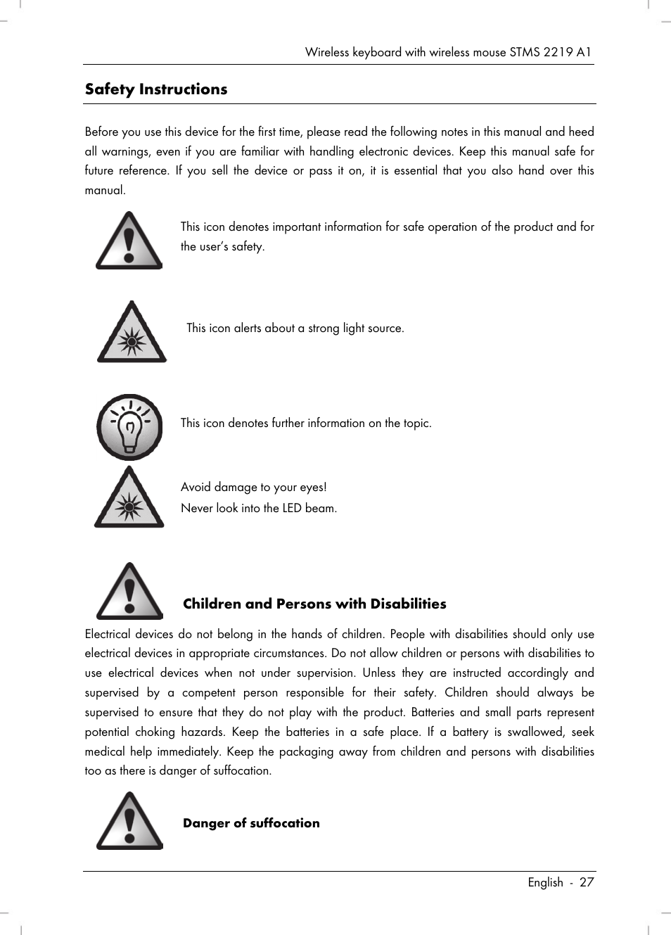 Silvercrest STMS 2219 A1 User Manual | Page 29 / 68