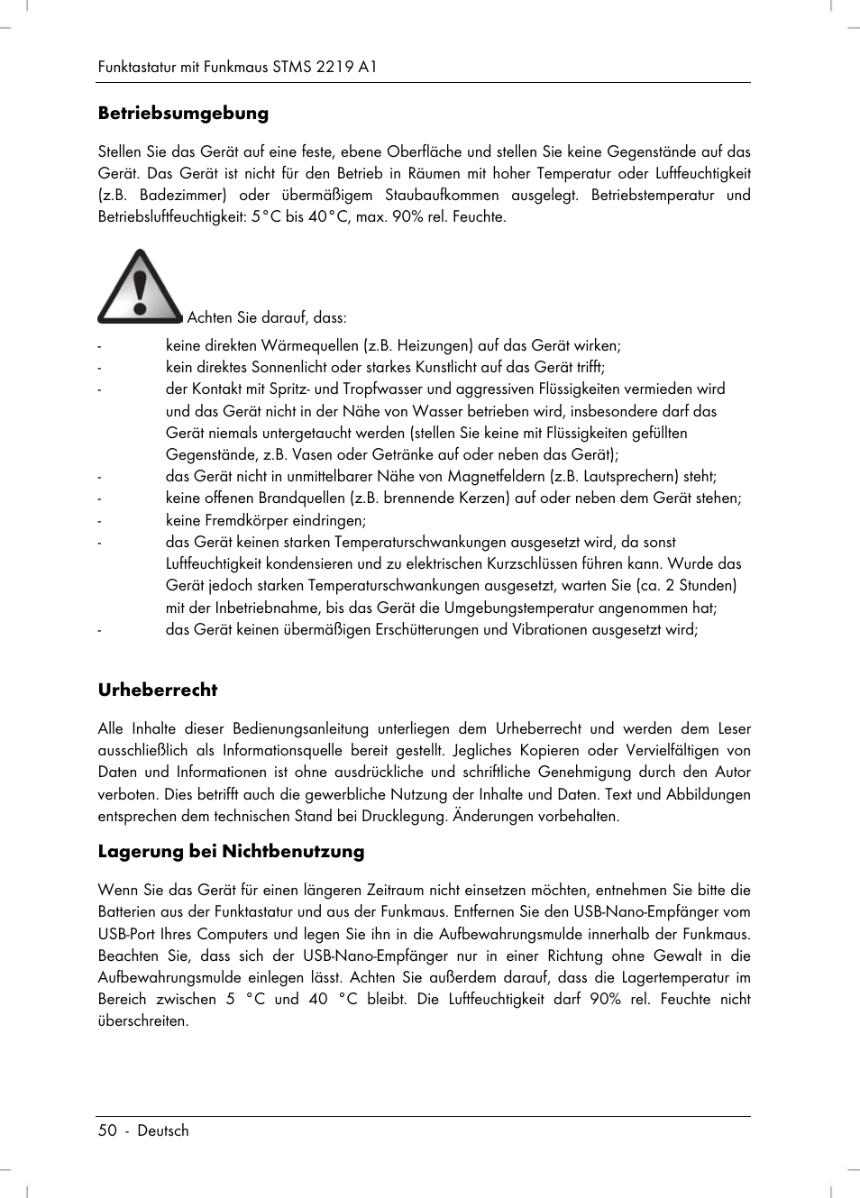 Silvercrest STMS 2219 A1 User Manual | Page 52 / 68