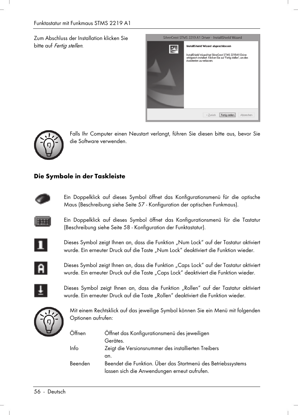 Silvercrest STMS 2219 A1 User Manual | Page 58 / 68