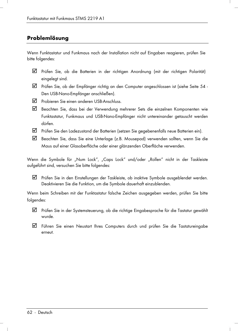 Silvercrest STMS 2219 A1 User Manual | Page 64 / 68