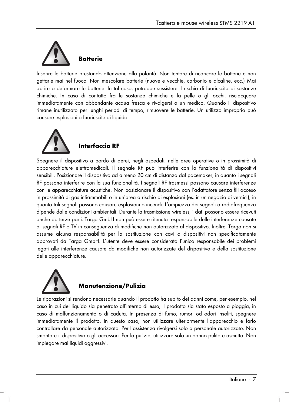 Silvercrest STMS 2219 A1 User Manual | Page 9 / 68