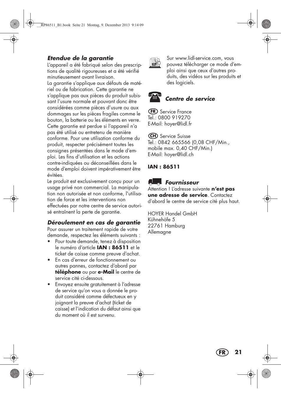 Silvercrest SSM 175 A1 User Manual | Page 23 / 54