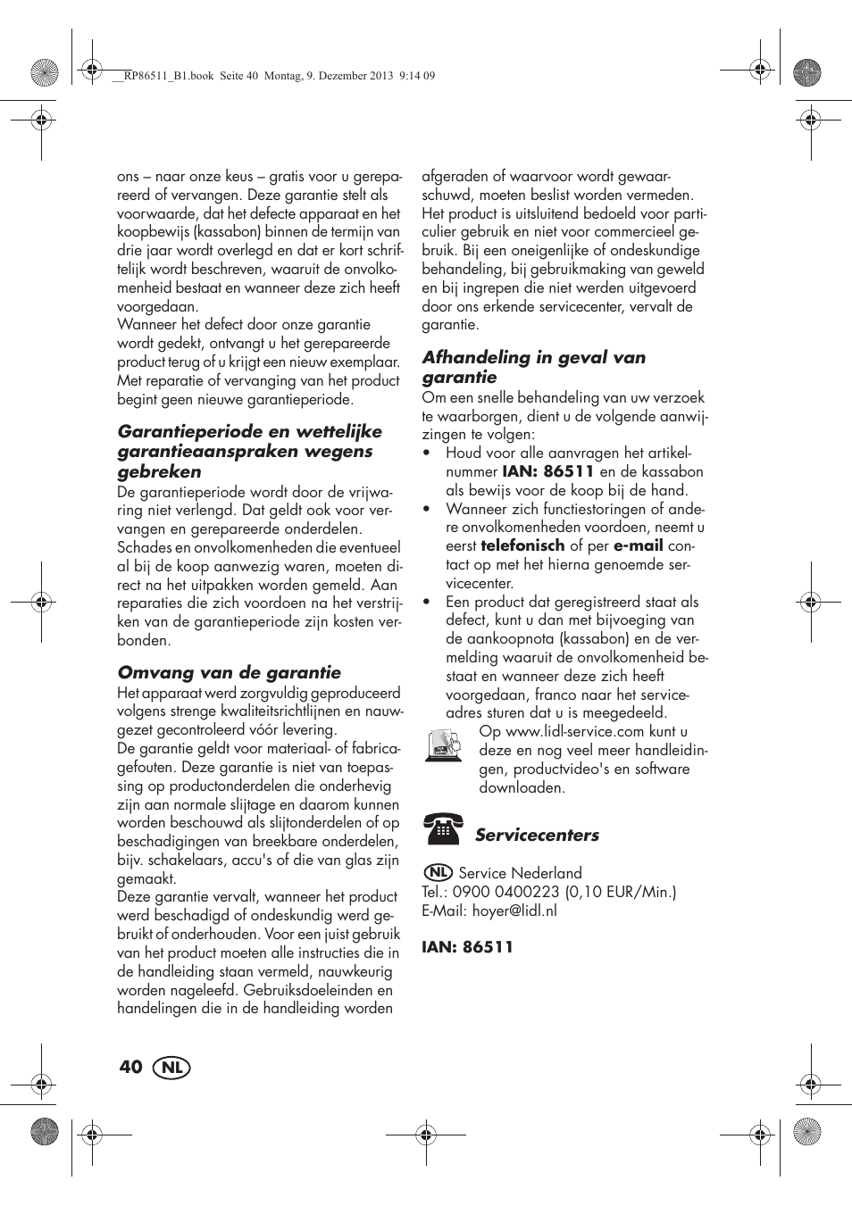 Silvercrest SSM 175 A1 User Manual | Page 42 / 54