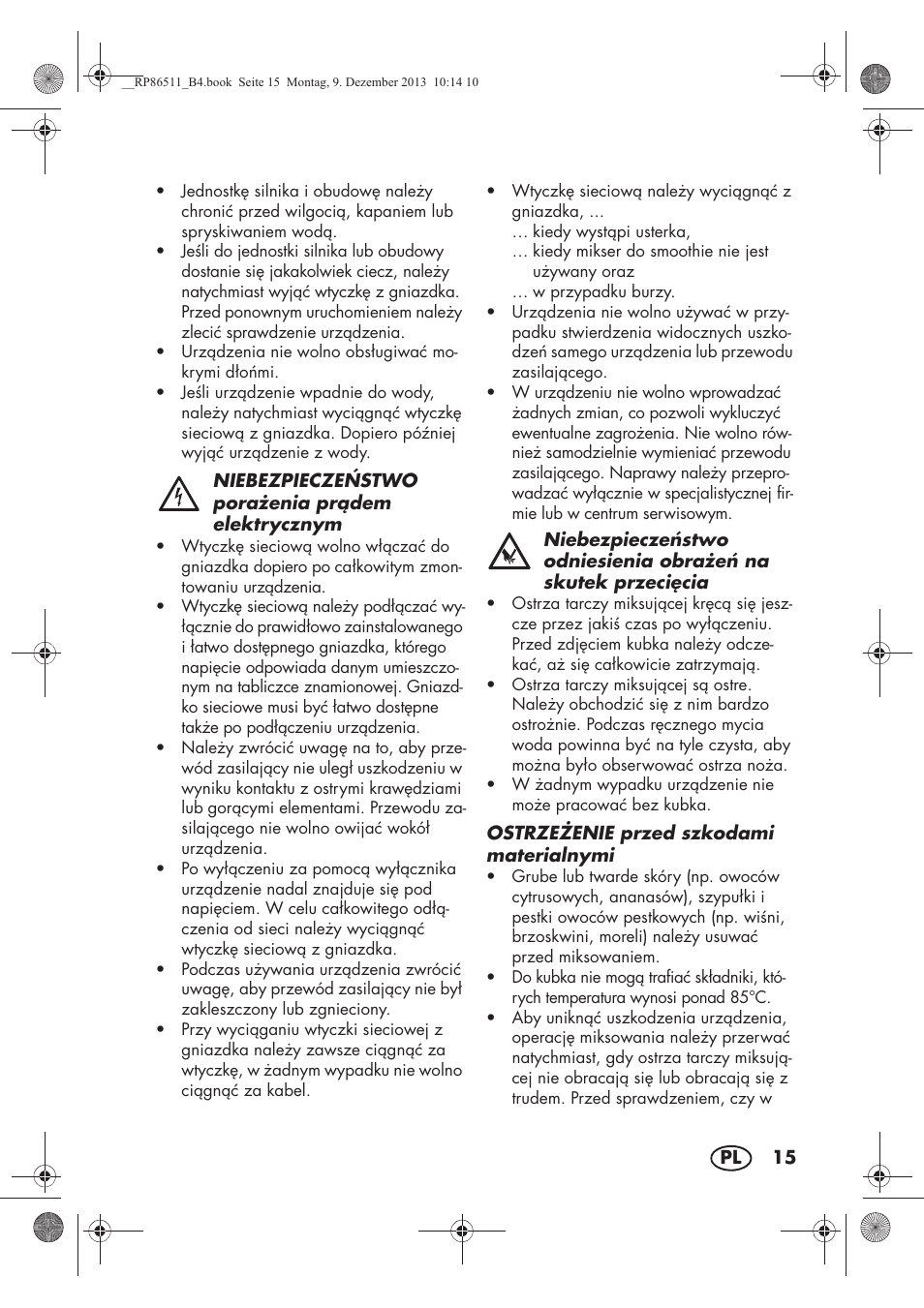 Silvercrest SSM 175 A1 User Manual | Page 17 / 78