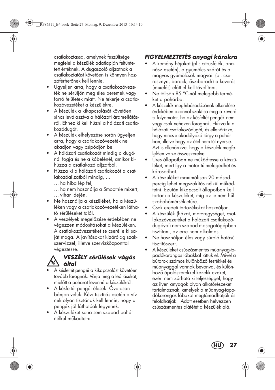 Silvercrest SSM 175 A1 User Manual | Page 29 / 78