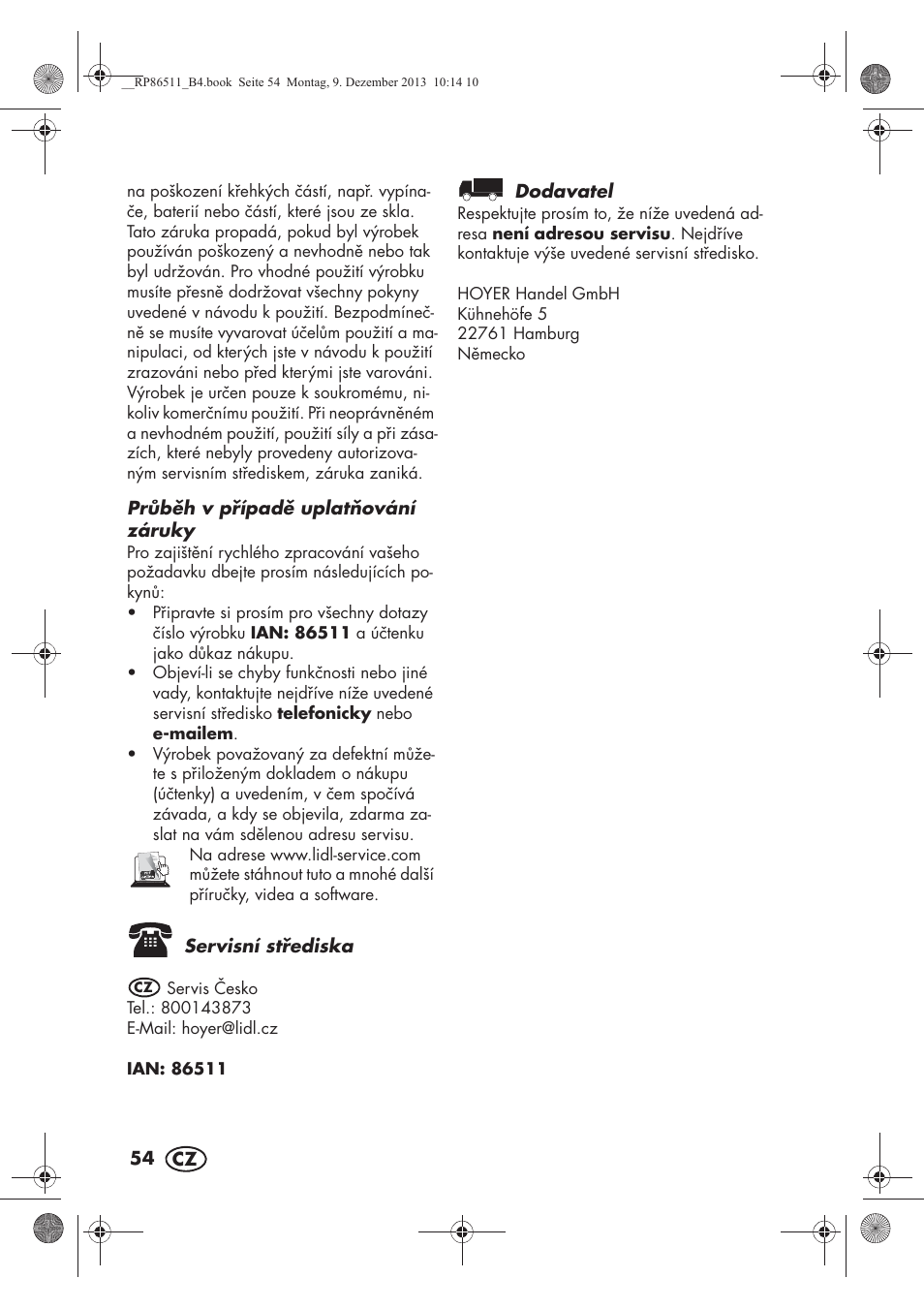 Silvercrest SSM 175 A1 User Manual | Page 56 / 78