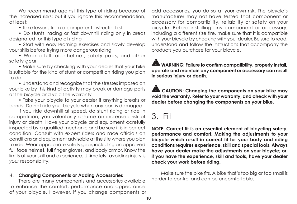 Diamondback 06.DB SS OM User Manual | Page 12 / 38