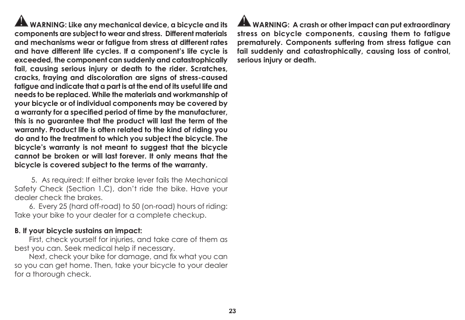 Diamondback 06.DB SS OM User Manual | Page 25 / 38