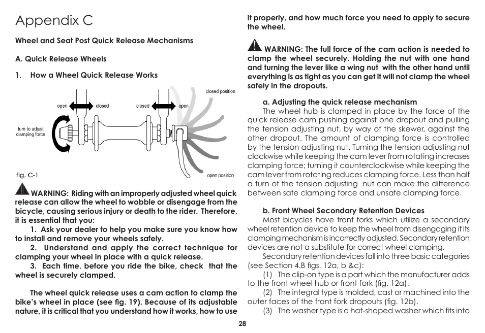 Appendix c | Diamondback 06.DB SS OM User Manual | Page 30 / 38