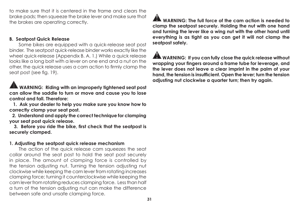 Diamondback 06.DB SS OM User Manual | Page 33 / 38