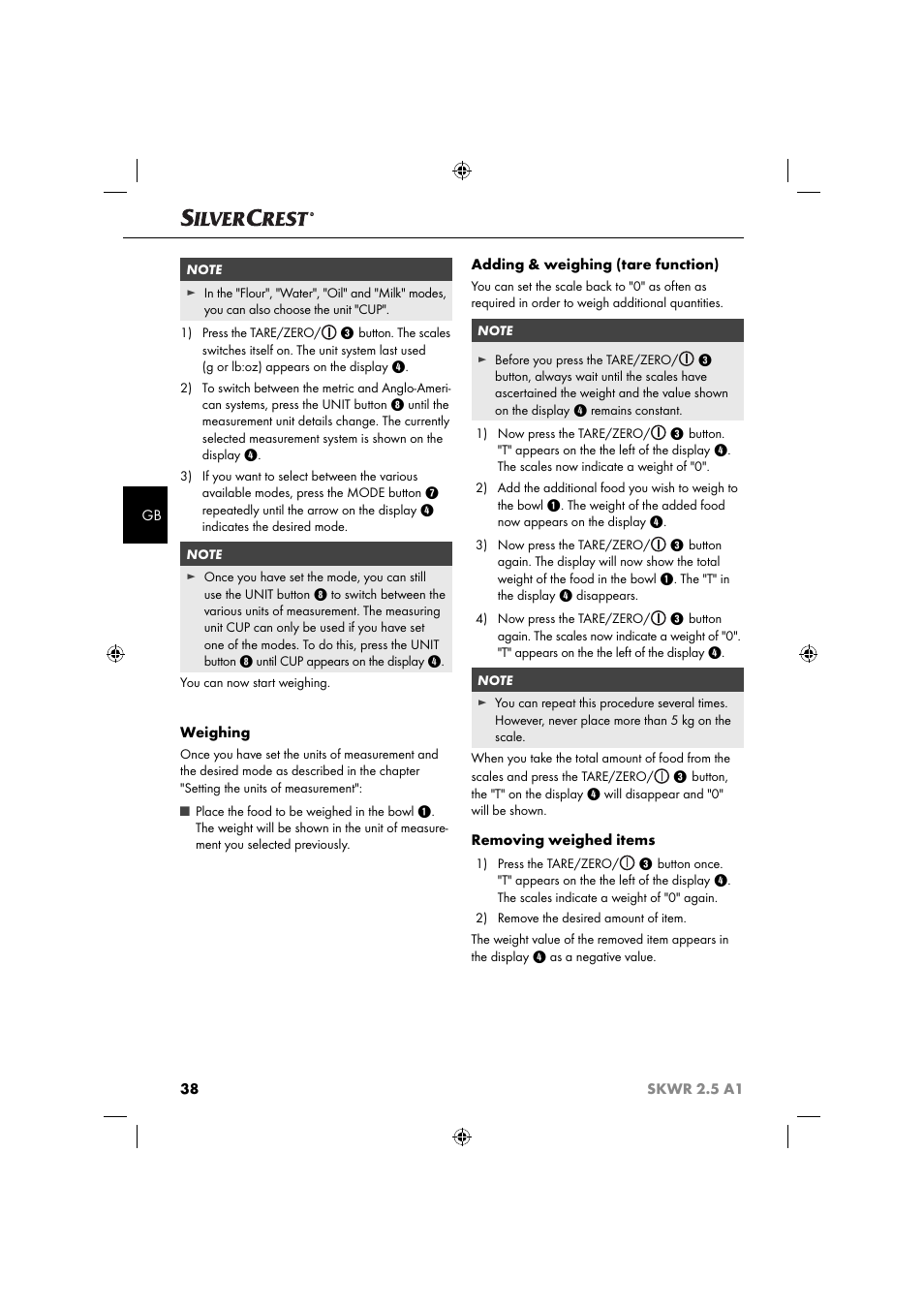 Silvercrest SKWR 2.5 A1 User Manual | Page 41 / 44
