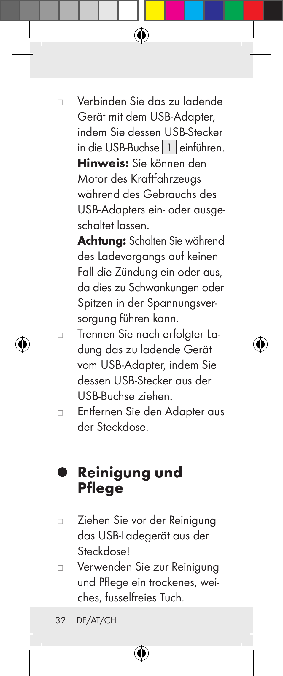 Reinigung und pflege | Silvercrest Z31306A User Manual | Page 32 / 34