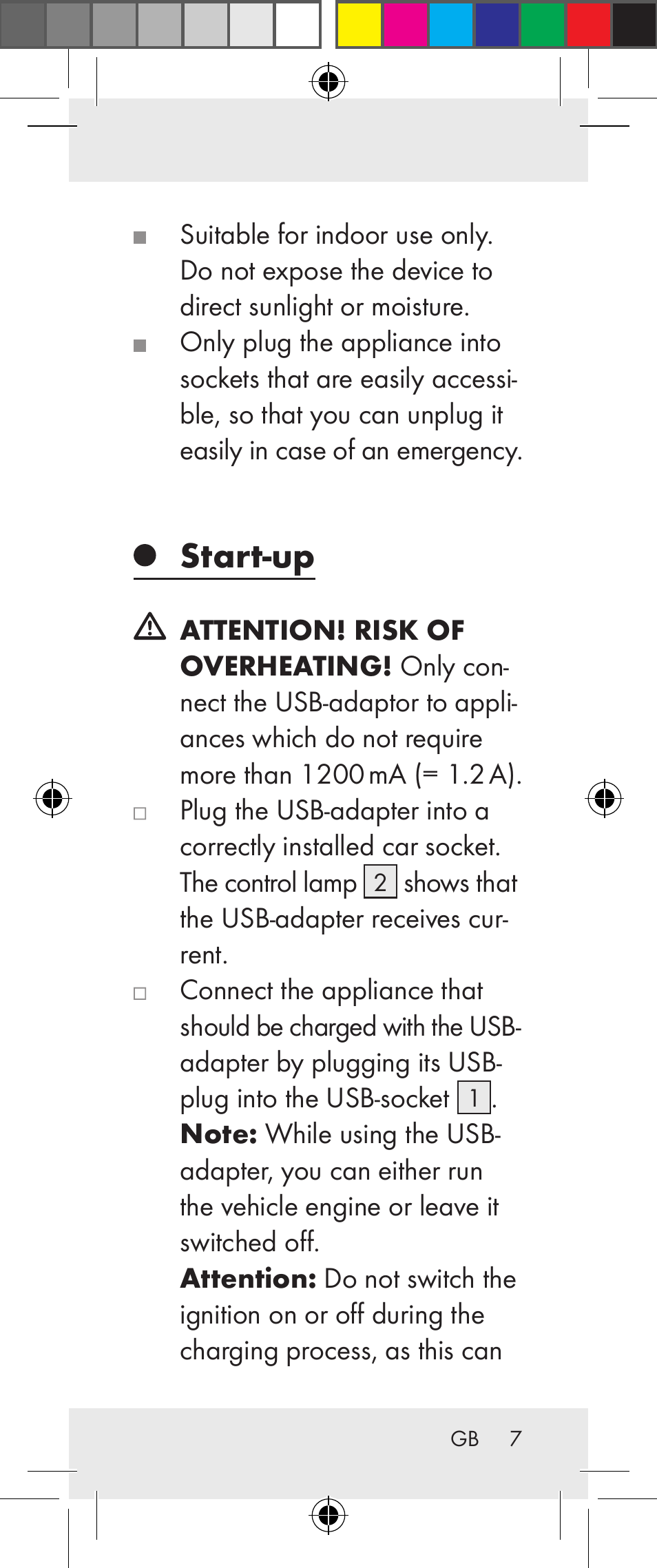 Start-up | Silvercrest Z31306A User Manual | Page 7 / 34