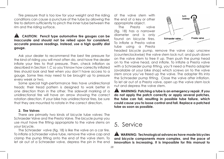 Service | Diamondback 7th Edition User Manual | Page 28 / 32