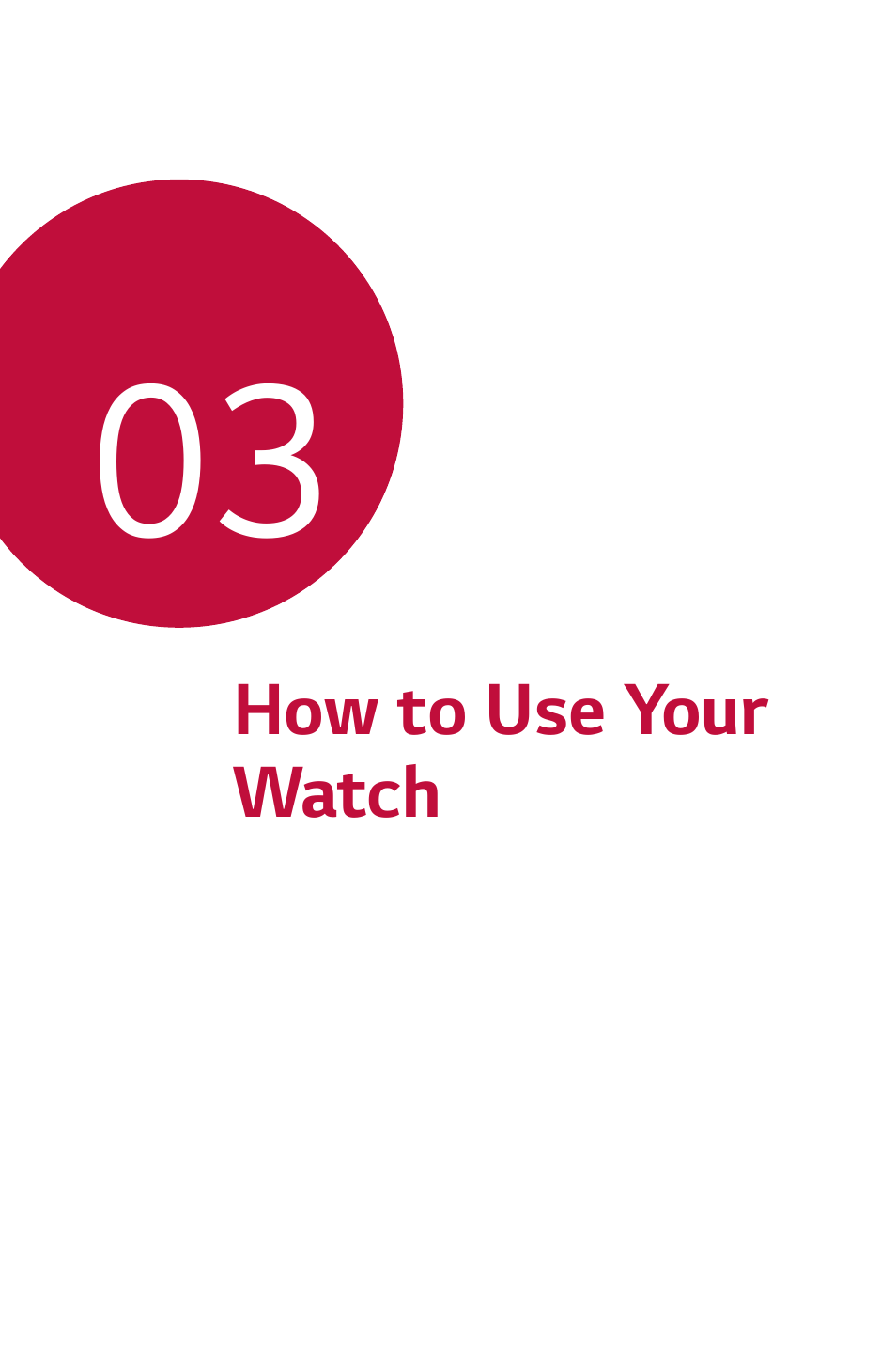 How to use your watch | LG Watch Sport W280A User Manual | Page 26 / 79