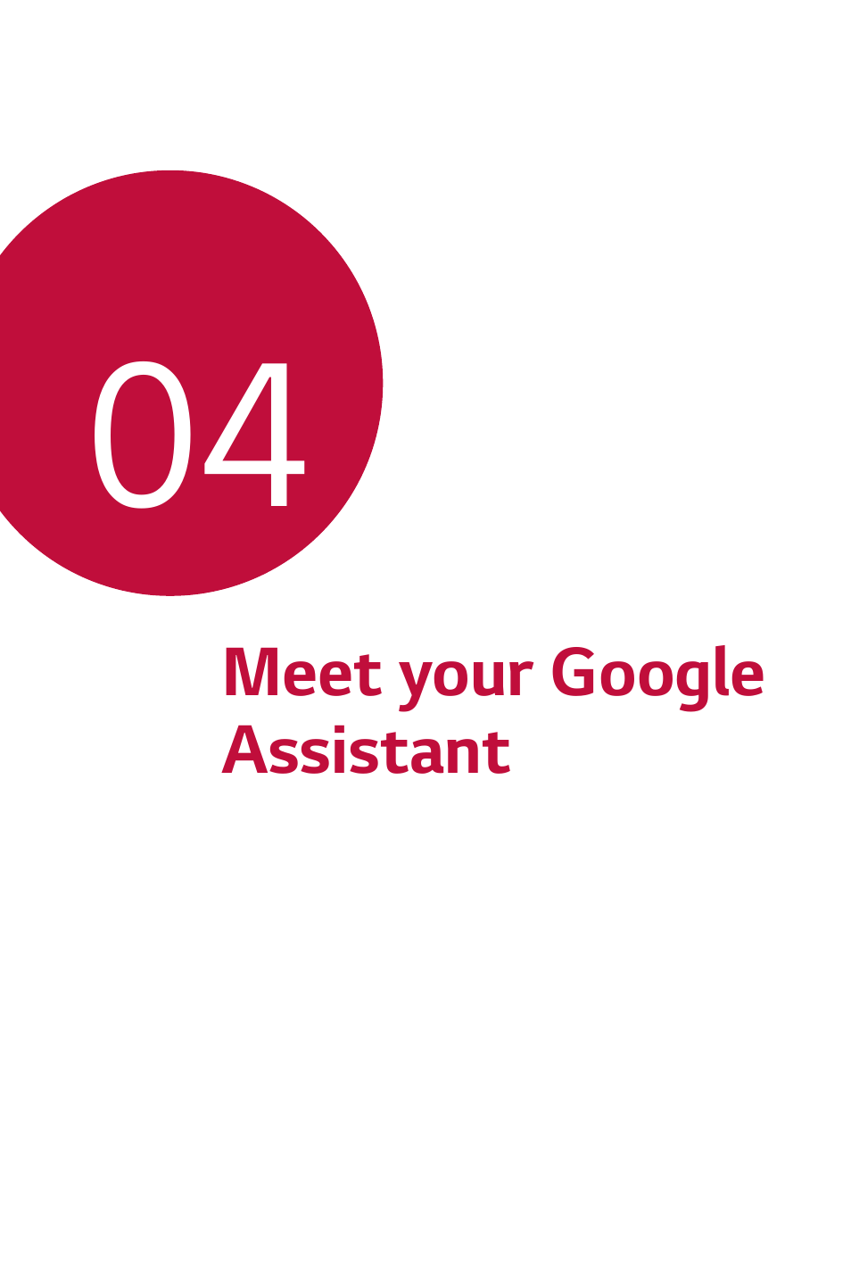 Meet your google assistant | LG Watch Sport W280A User Manual | Page 42 / 79