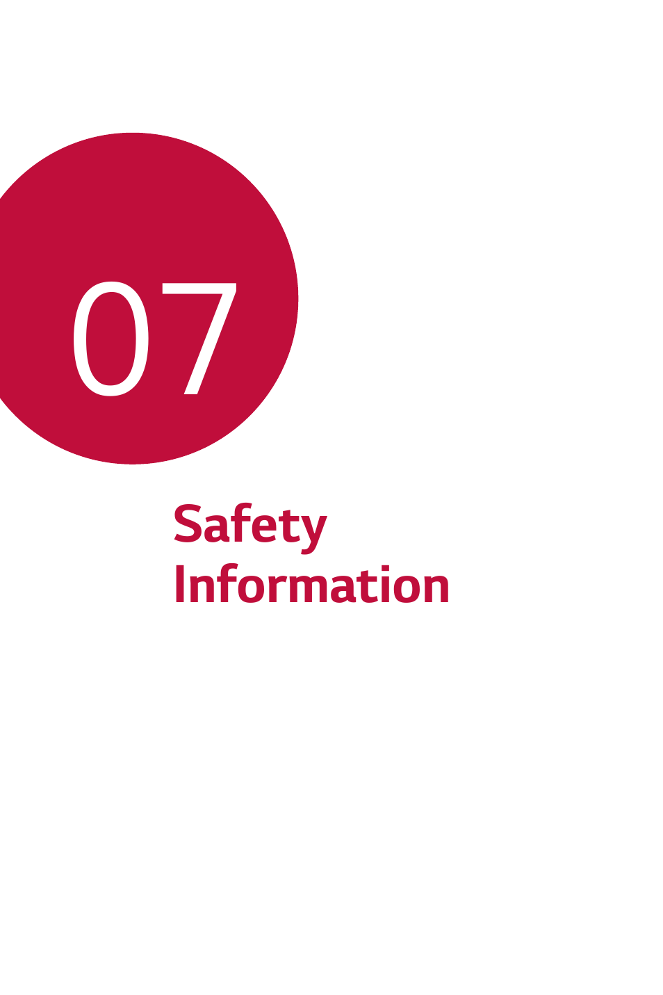 Safety information | LG Watch Sport W280A User Manual | Page 62 / 79