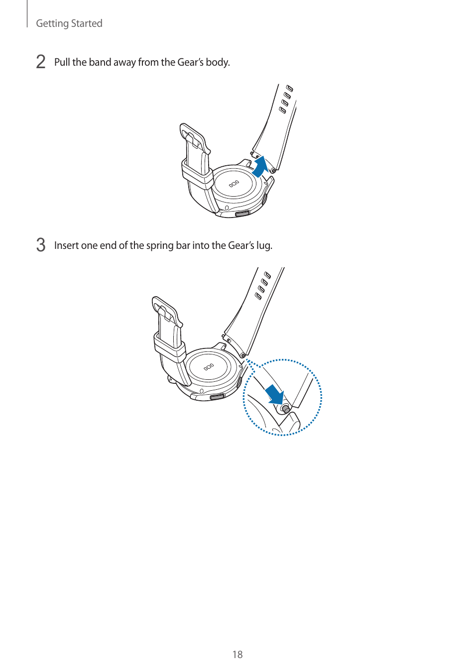 Samsung Gear S3 SM-R760 User Manual | Page 18 / 104