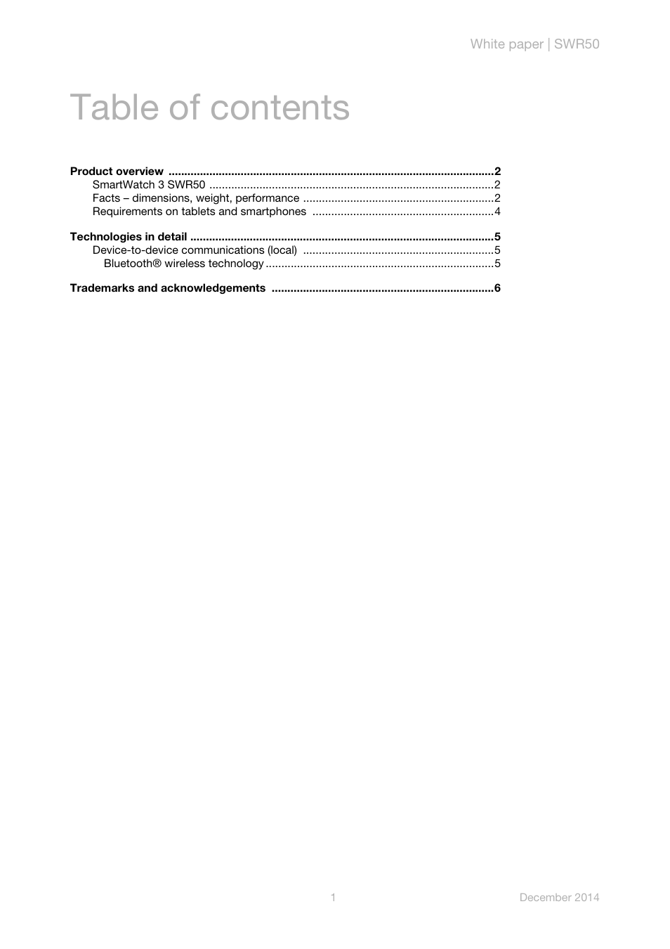 Sony SmartWatch 3 SWR50 User Manual | Page 3 / 8