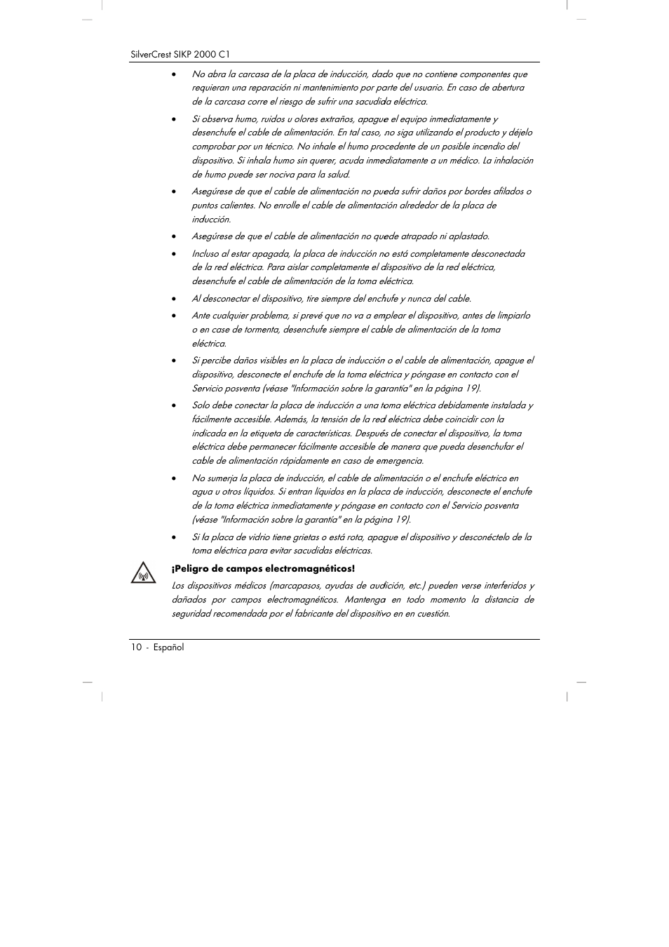 Silvercrest SIKP 2000 C1 User Manual | Page 12 / 102