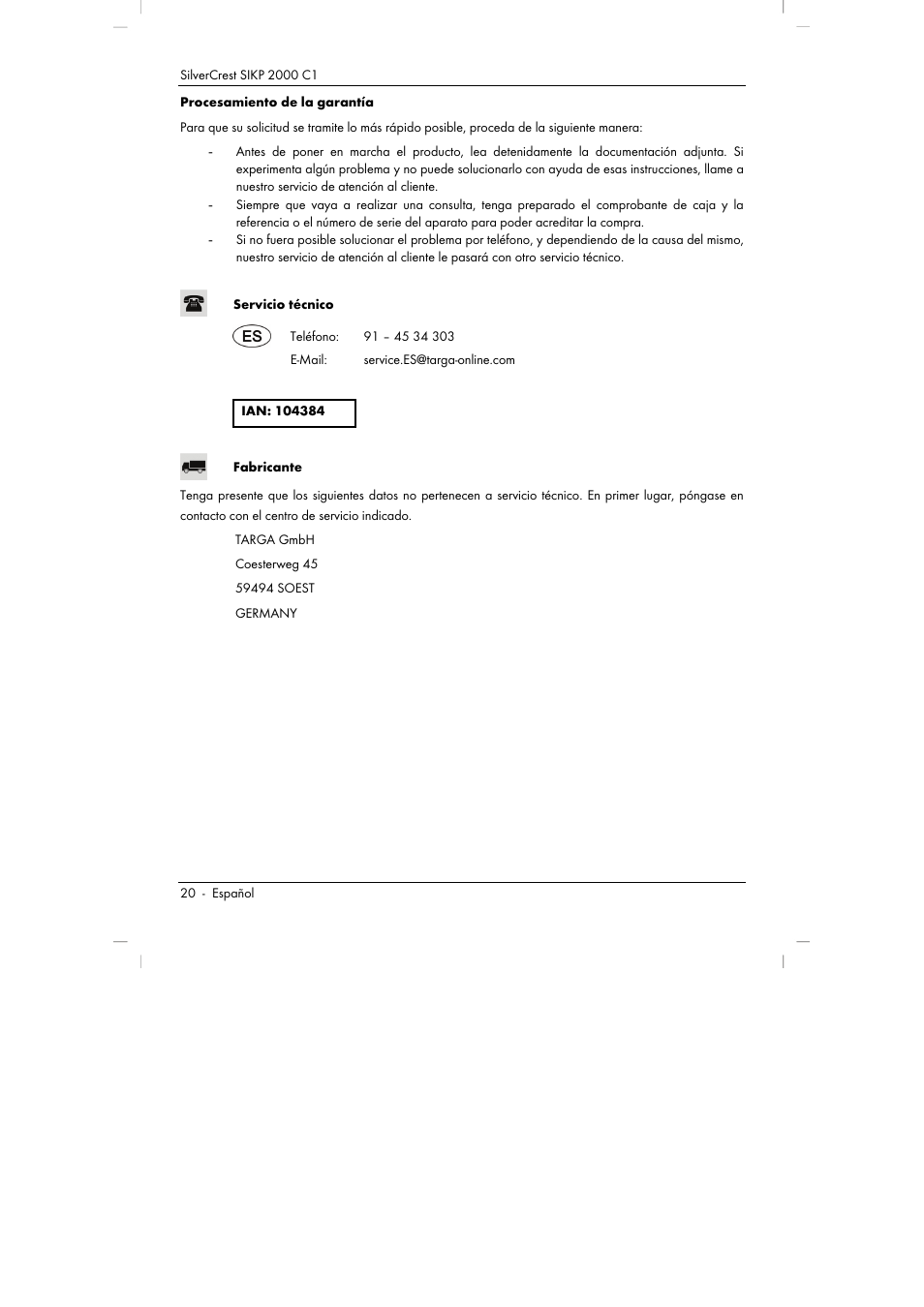 Silvercrest SIKP 2000 C1 User Manual | Page 22 / 102