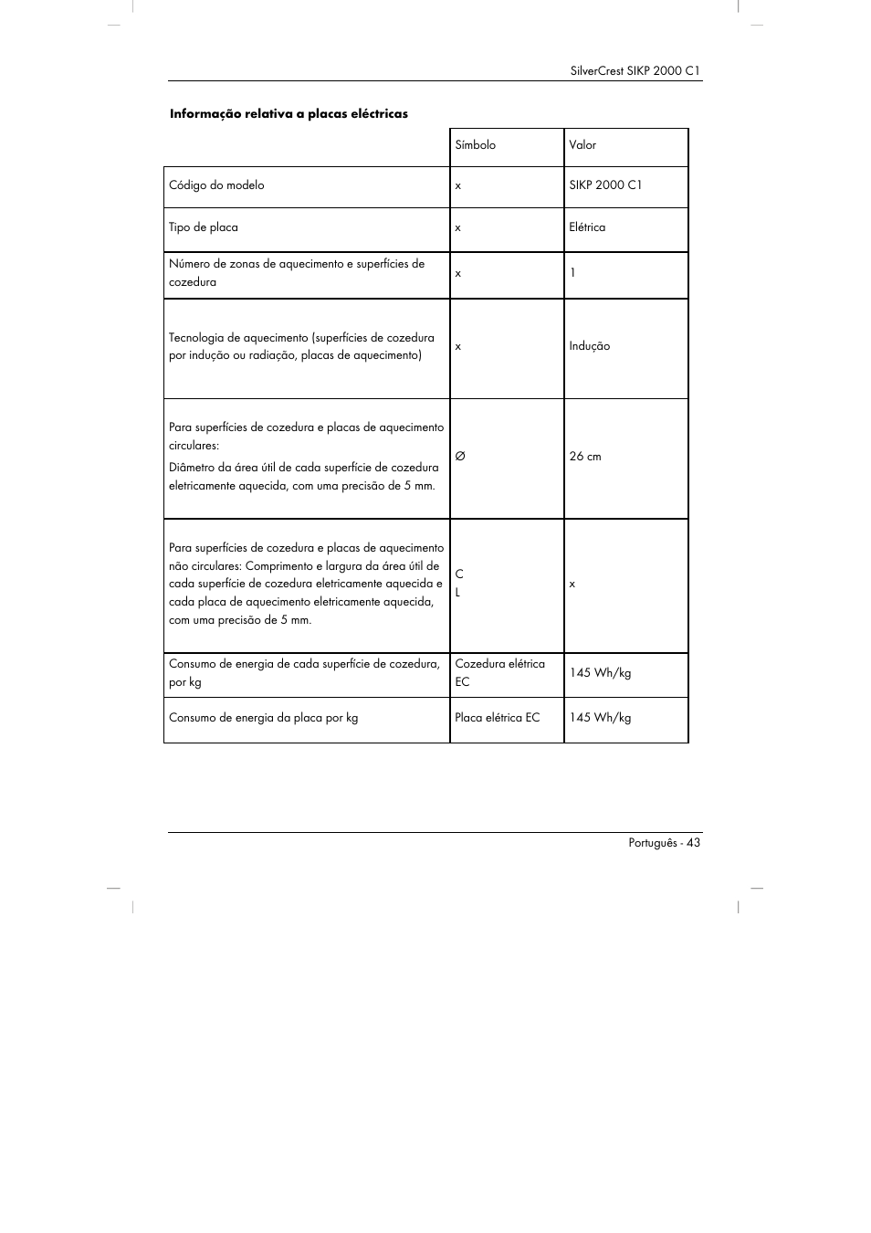 Silvercrest SIKP 2000 C1 User Manual | Page 45 / 102