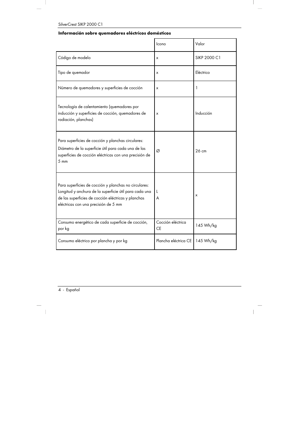 Silvercrest SIKP 2000 C1 User Manual | Page 6 / 102