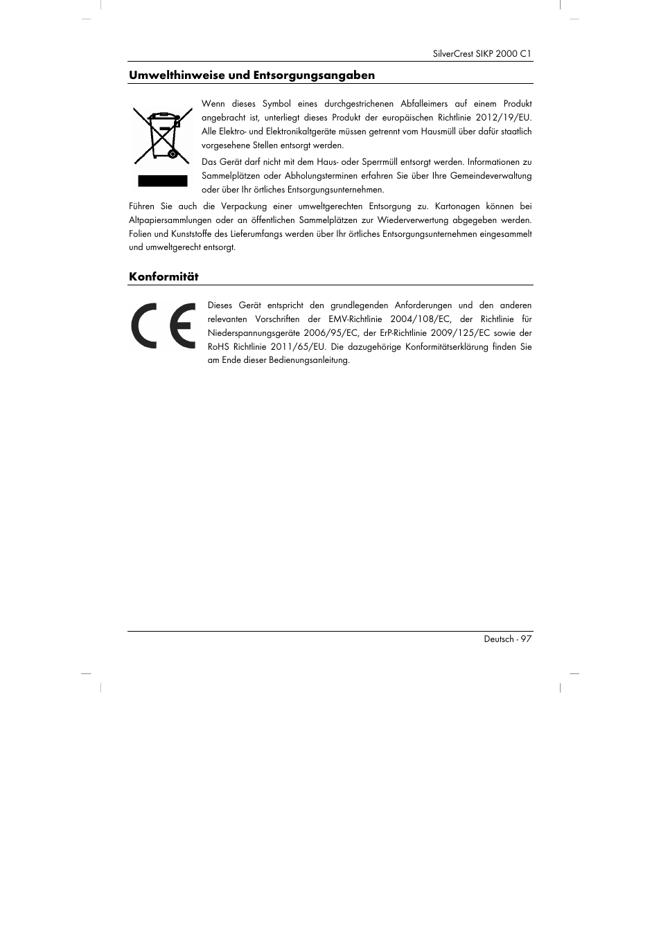 Silvercrest SIKP 2000 C1 User Manual | Page 99 / 102