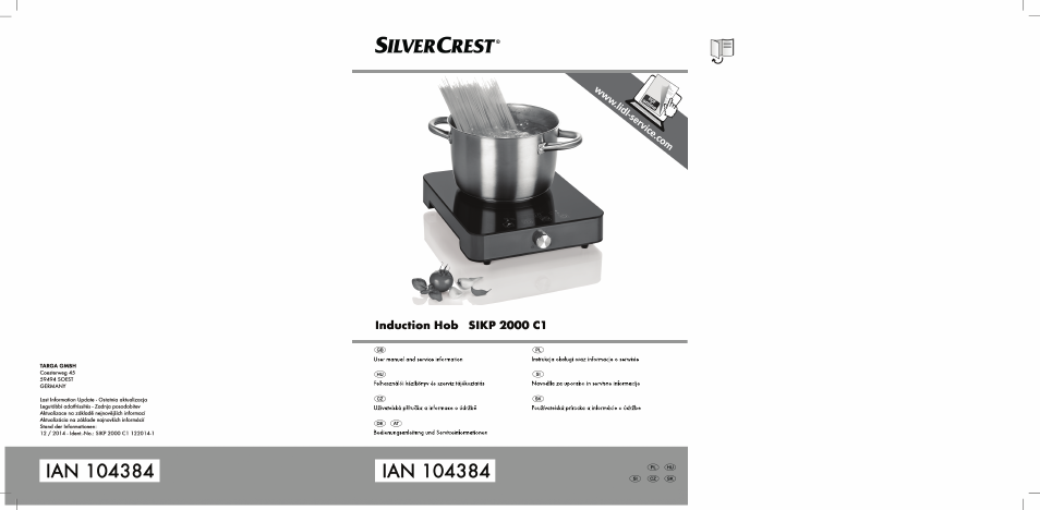 Silvercrest SIKP 2000 C1 User Manual | 144 pages