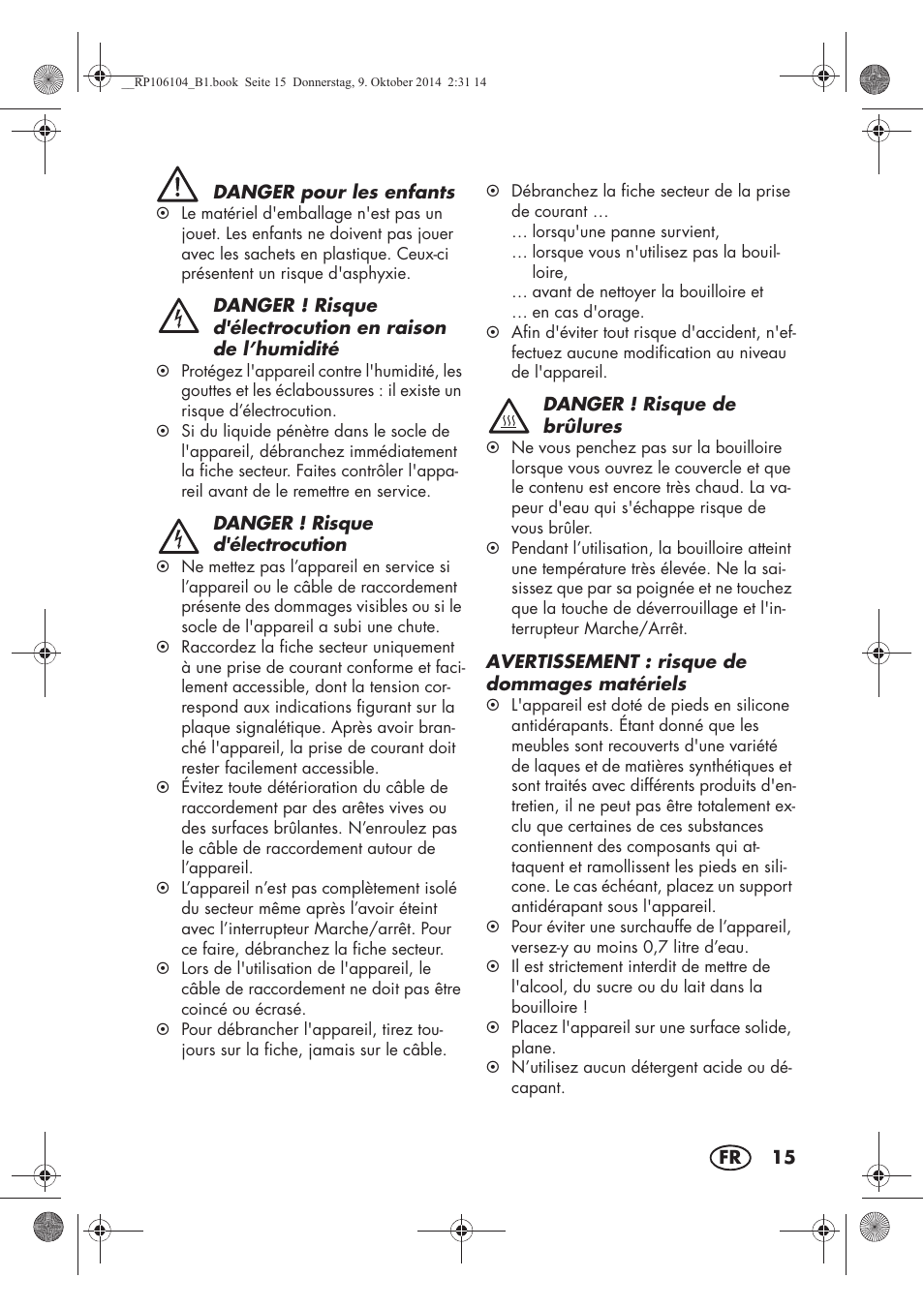 Silvercrest SWKS 2200 B1 User Manual | Page 17 / 46