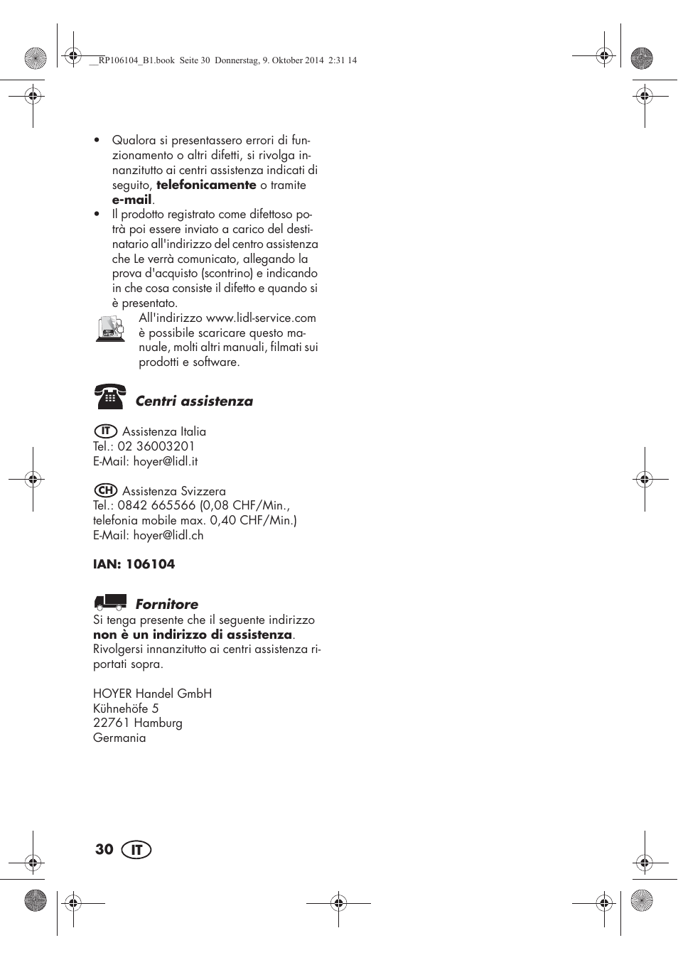 Silvercrest SWKS 2200 B1 User Manual | Page 32 / 46