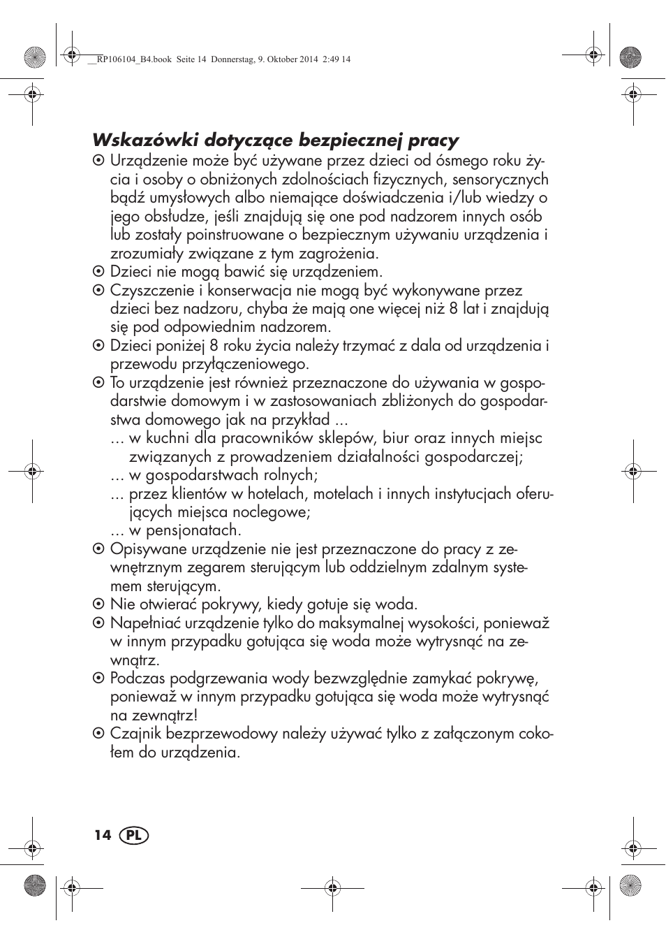 Silvercrest SWKS 2200 B1 User Manual | Page 16 / 70