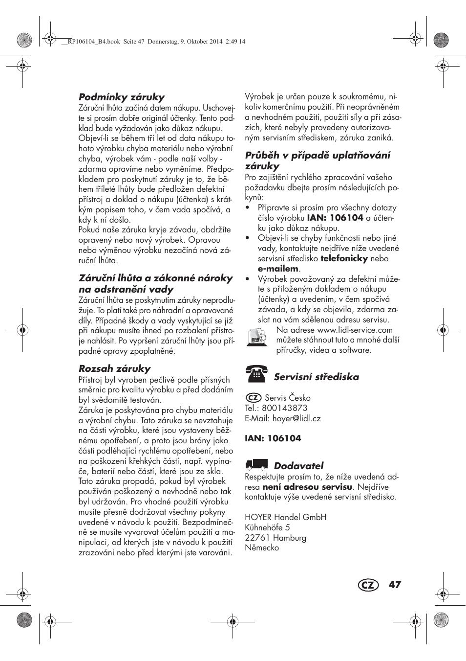 Silvercrest SWKS 2200 B1 User Manual | Page 49 / 70